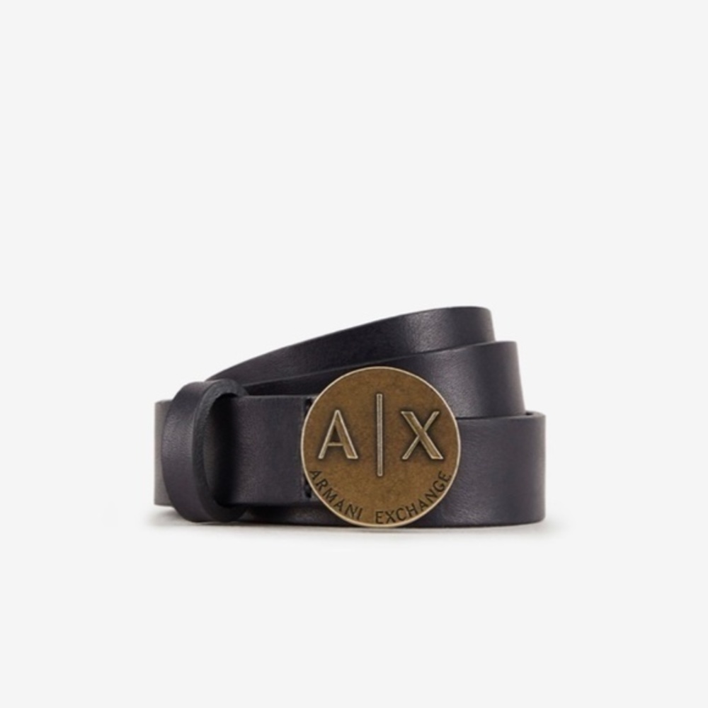 Armani Exchange Leather Belt